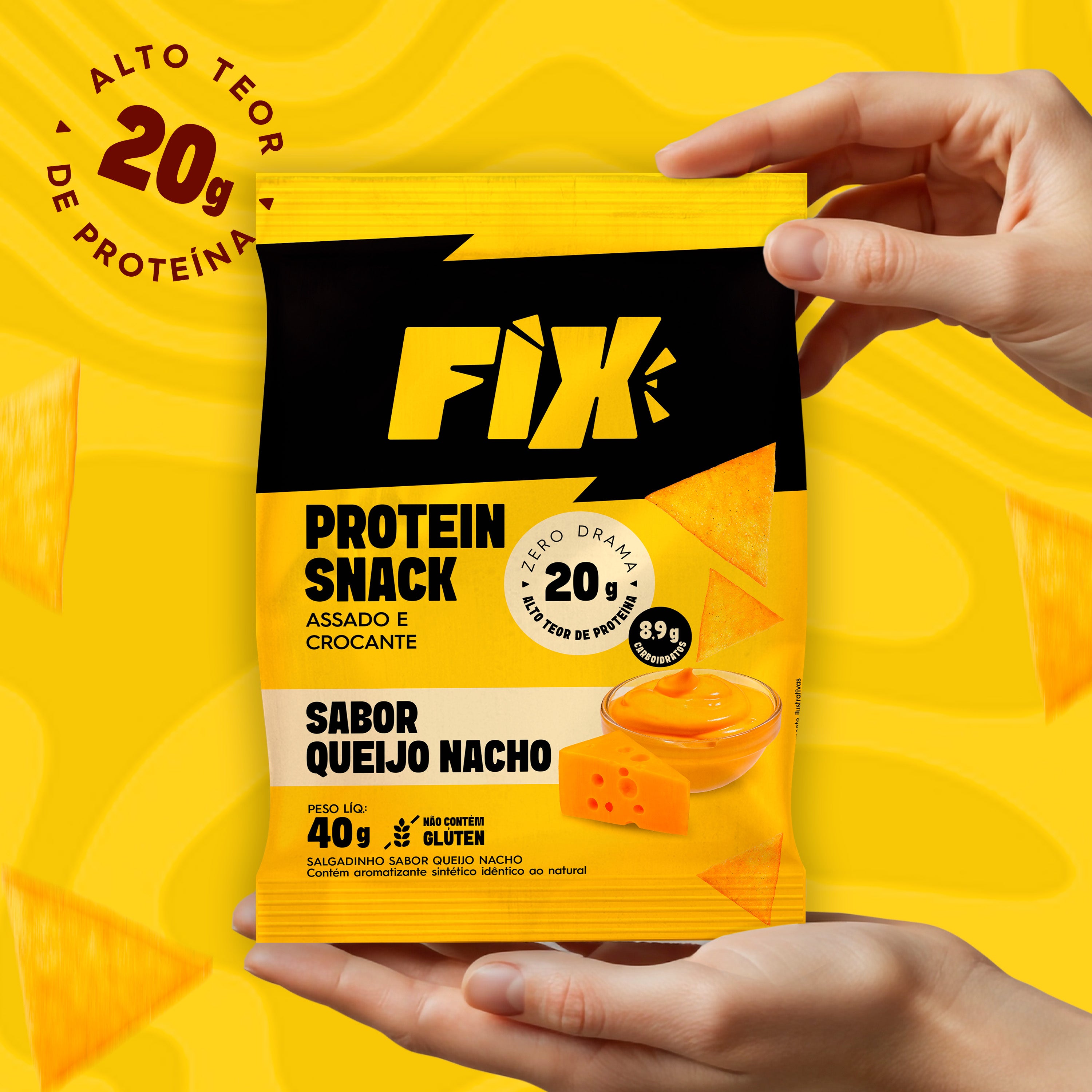Caixa Mista Fix Snacks 04 Sabores x2 - 8 Unidades