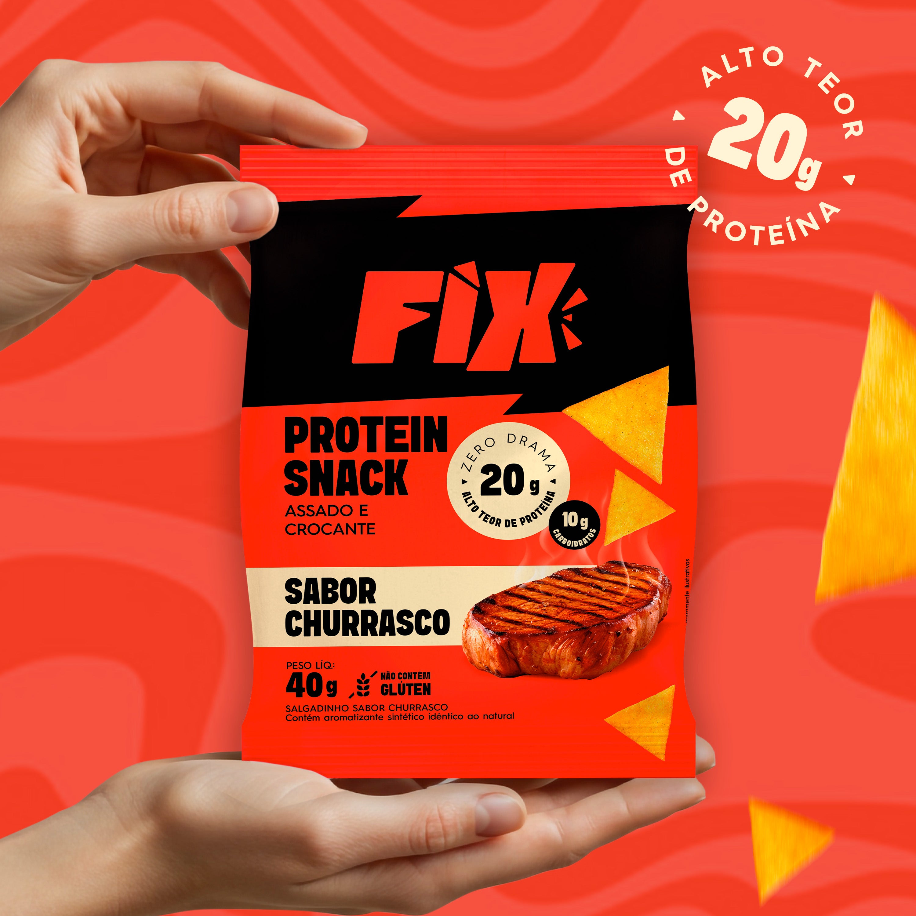 Caixa Mista Fix Snacks 04 Sabores x2 - 8 Unidades